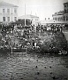 Partita di pallanuoto nello specchio del canale Bassanello (luglio 1921). (Luciana Rampazzo)